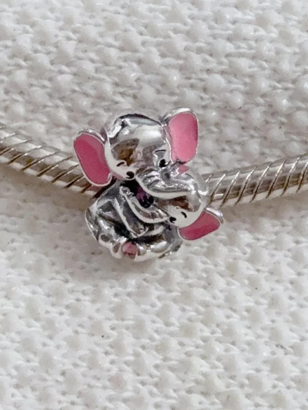 Elephant Mom With Baby Charm Silver Charm For Pandora Bracelet Necklace